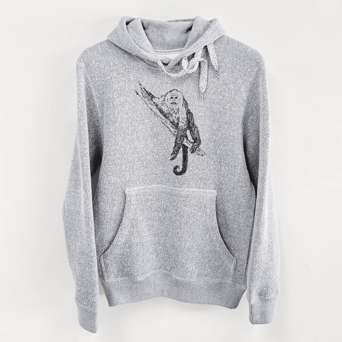 Capuchin Monkey - Cebus imitator - Knit Hoodie