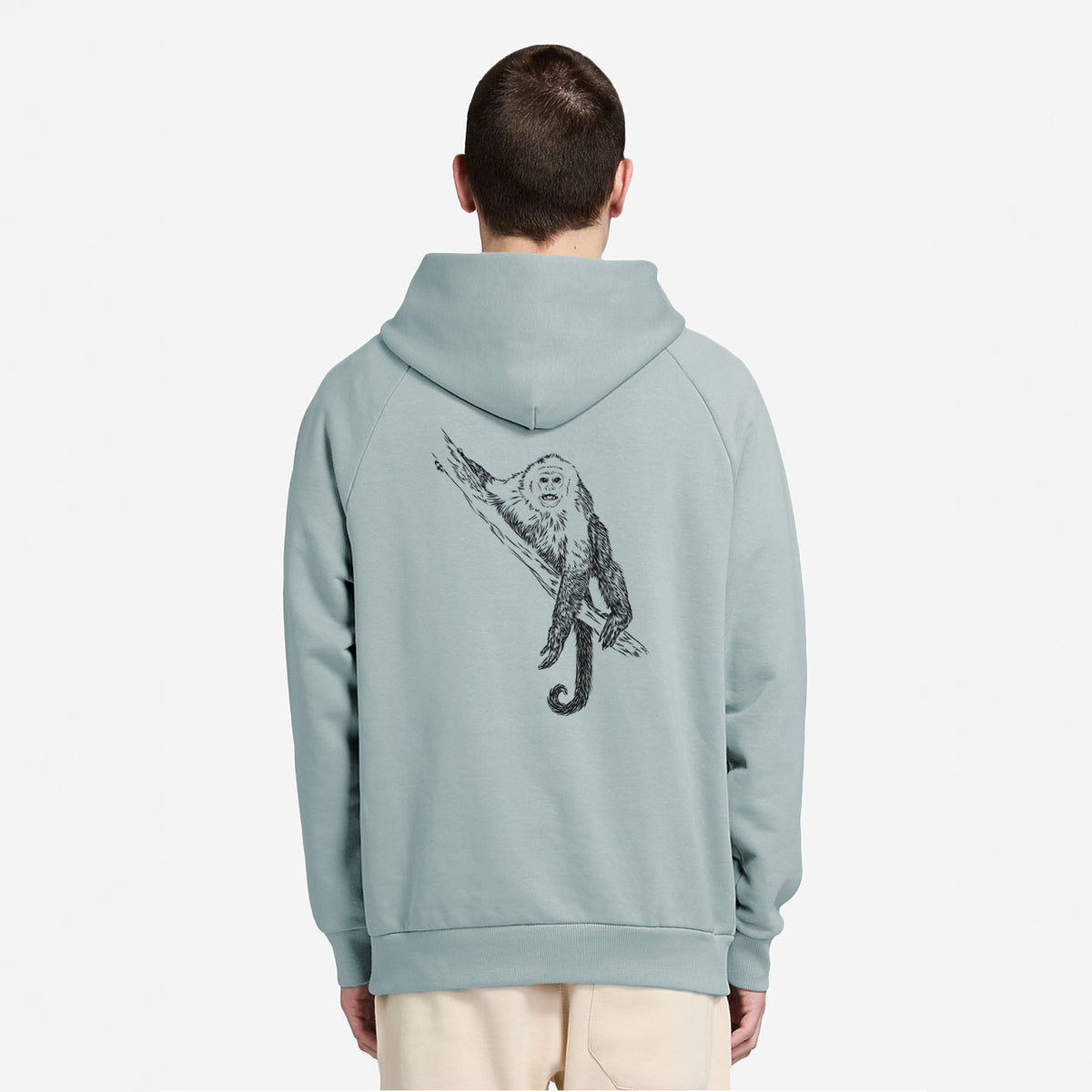 Capuchin Monkey - Cebus imitator - UltraLuxe Heavyweight French Terry Hoodie