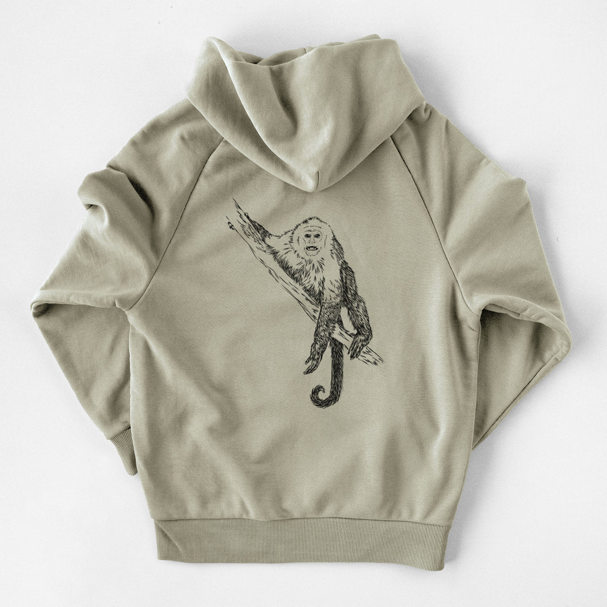Capuchin Monkey - Cebus imitator - UltraLuxe Heavyweight French Terry Hoodie