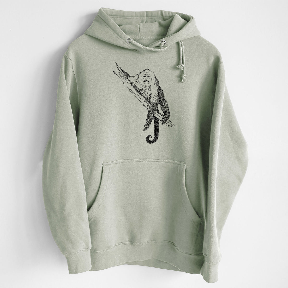 Capuchin Monkey - Cebus imitator - Heavyweight Fleece Hoodie