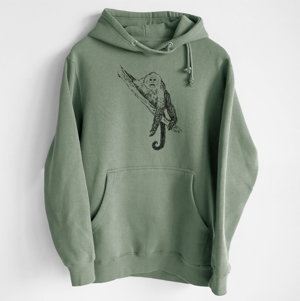 Capuchin Monkey - Cebus imitator - Heavyweight Fleece Hoodie