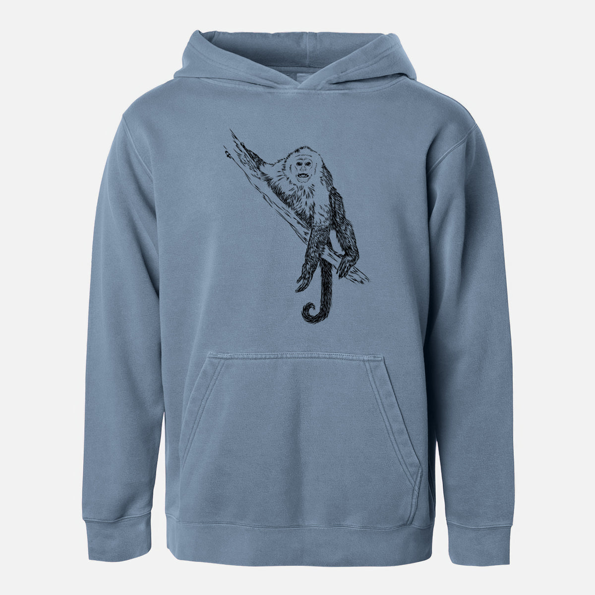 Capuchin Monkey - Cebus imitator - Youth Pigment Dyed Hoodie