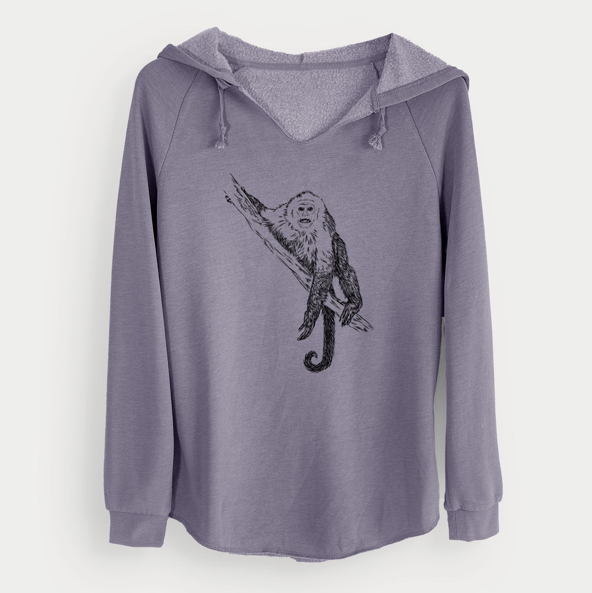 Capuchin Monkey - Cebus imitator - Cali Wave Hooded Sweatshirt