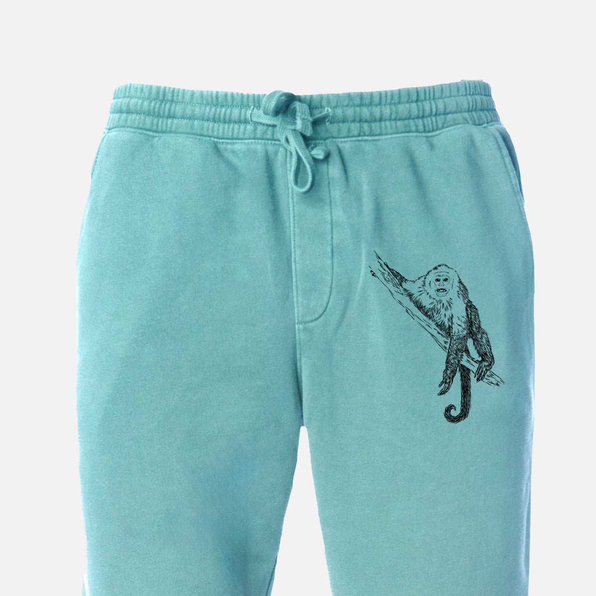 Capuchin Monkey - Cebus imitator - Unisex Pigment Dyed Sweatpants