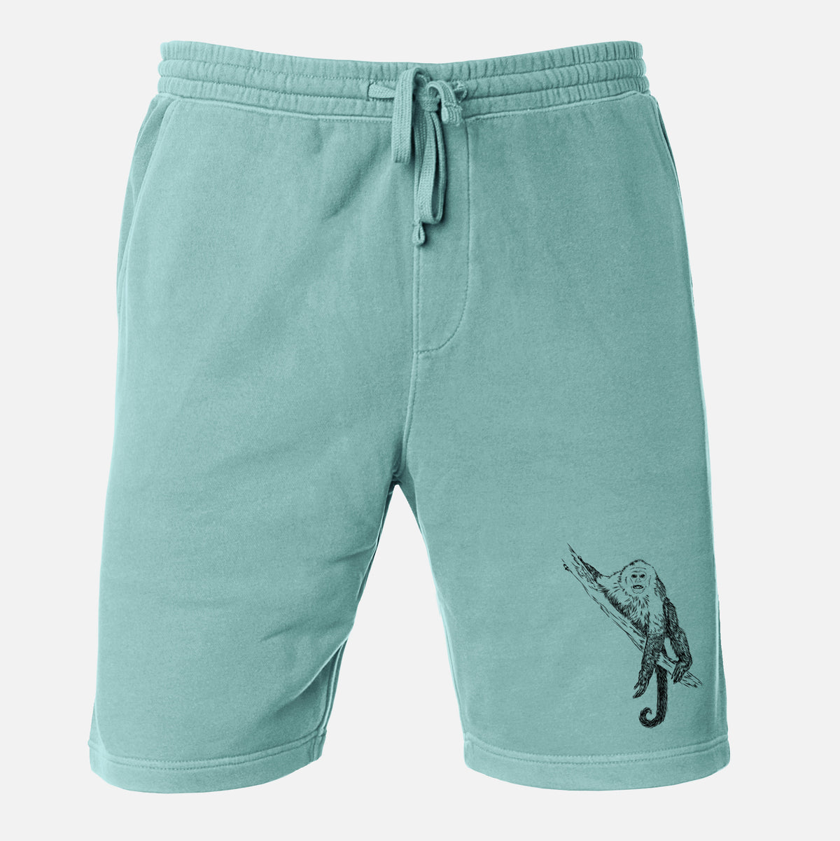 Capuchin Monkey - Cebus imitator - Unisex Pigment Dyed Shorts