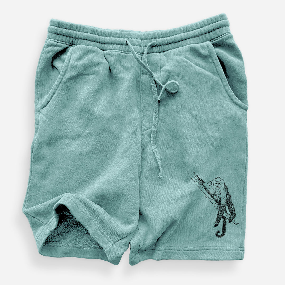 Capuchin Monkey - Cebus imitator - Unisex Pigment Dyed Shorts