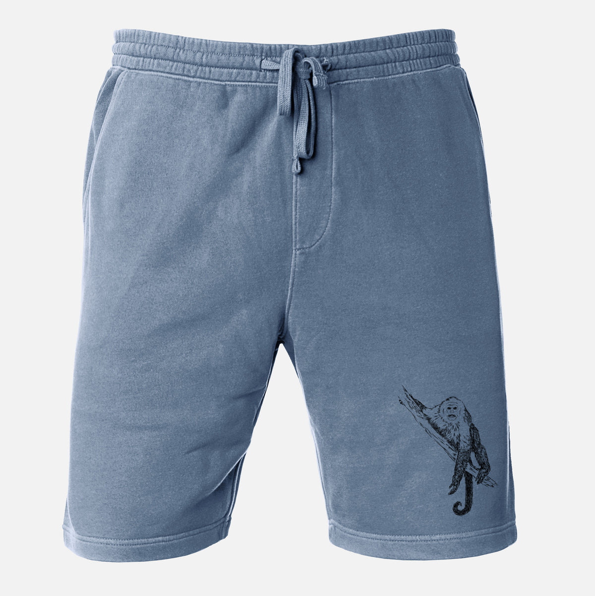 Capuchin Monkey - Cebus imitator - Unisex Pigment Dyed Shorts