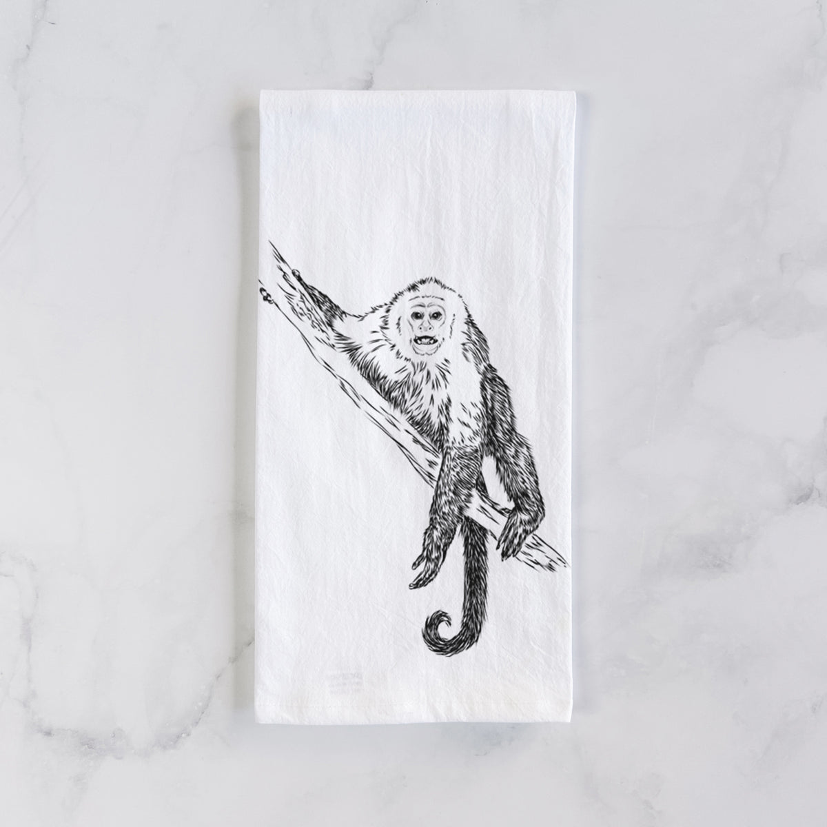 Capuchin Monkey - Cebus imitator Tea Towel