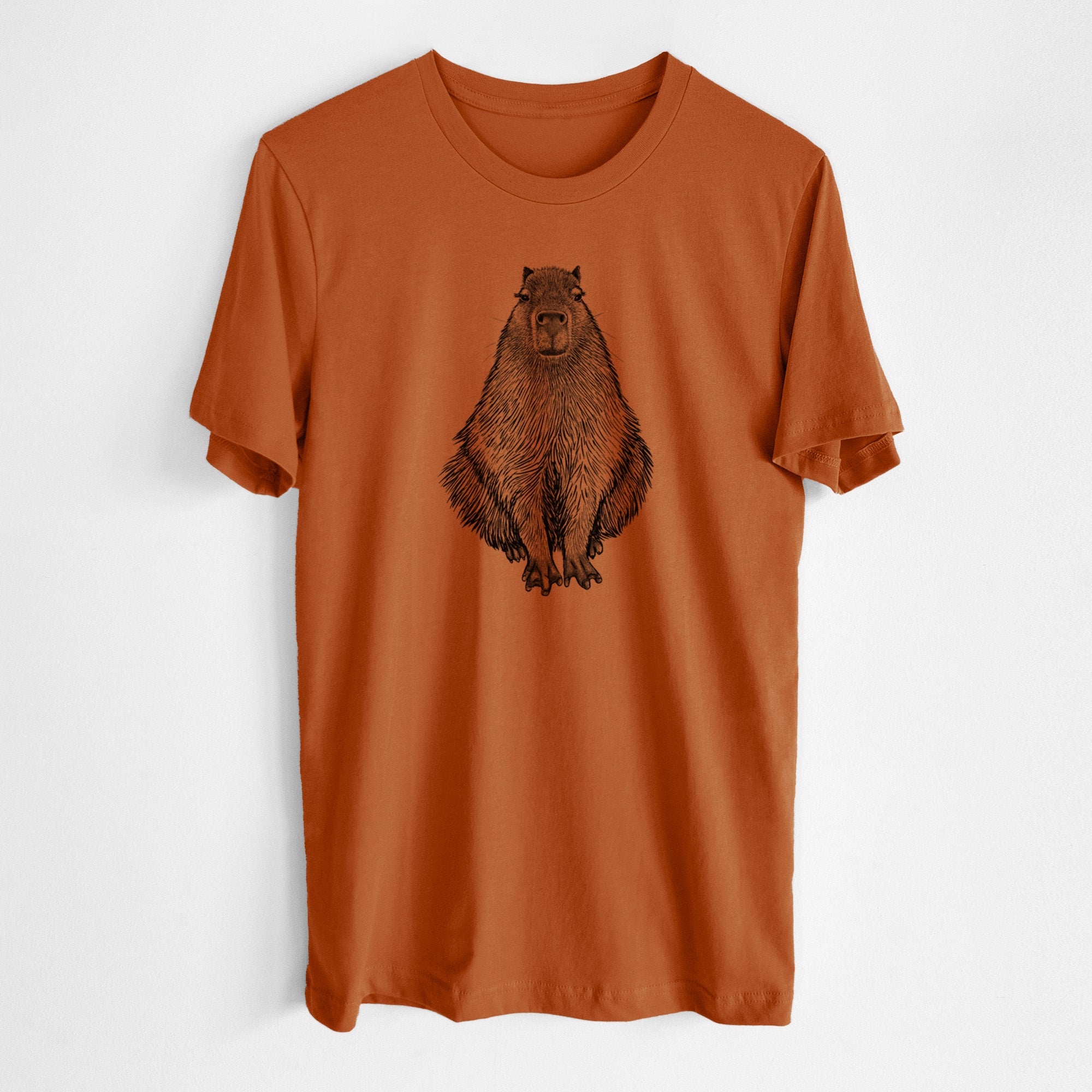 Capybara - Hydrochoerus hydrochaeris - Lightweight 100% Cotton Unisex Crewneck