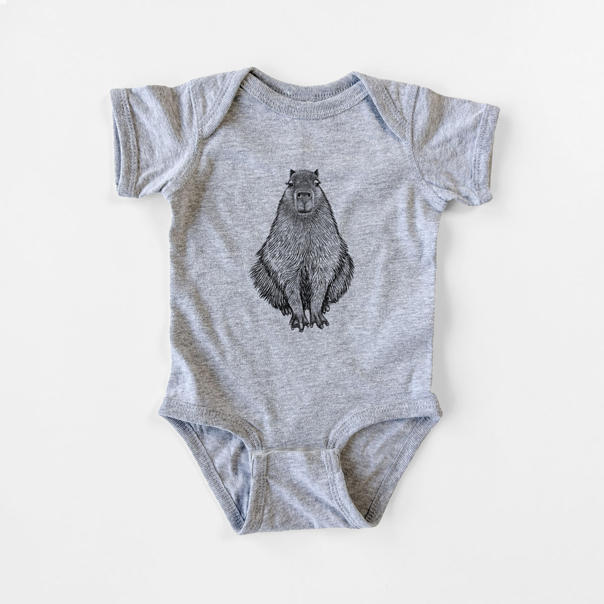 Capybara - Hydrochoerus hydrochaeris - Baby Fine Jersey Bodysuit
