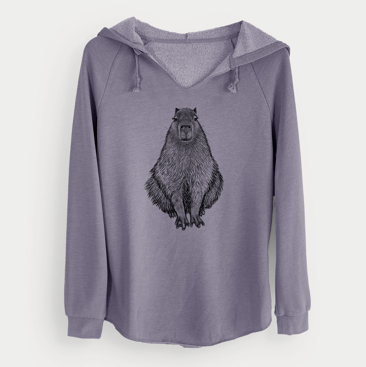 Capybara - Hydrochoerus hydrochaeris - Cali Wave Hooded Sweatshirt