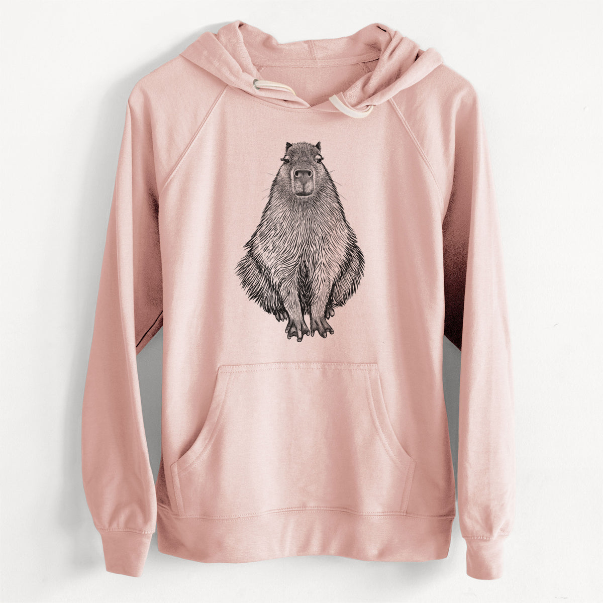 CLEARANCE - Capybara - Hydrochoerus hydrochaeris  - Unisex Slim Fit Loopback Terry Hoodie