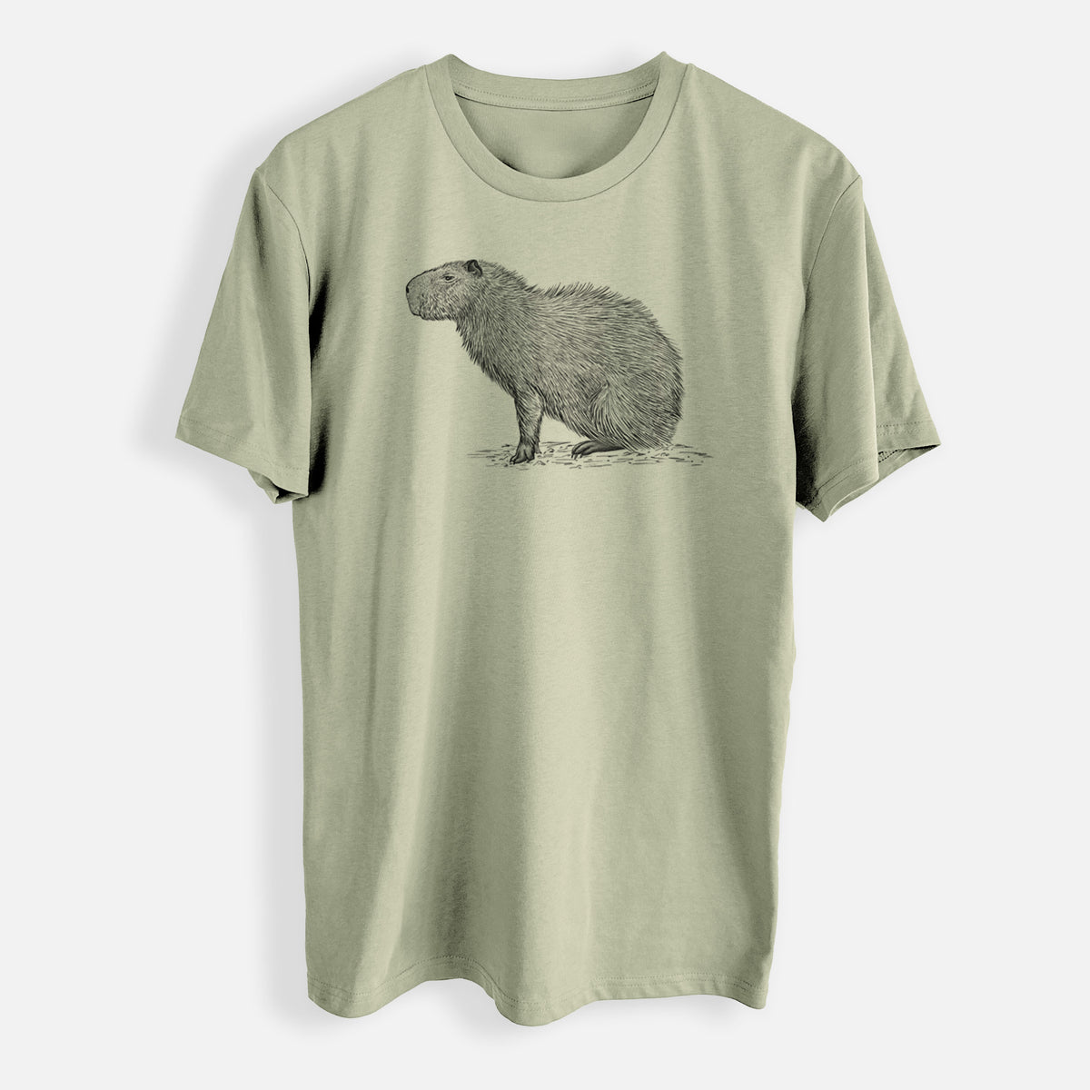 Capybara Profile - Hydrochoerus hydrochaeris - Mens Everyday Staple Tee