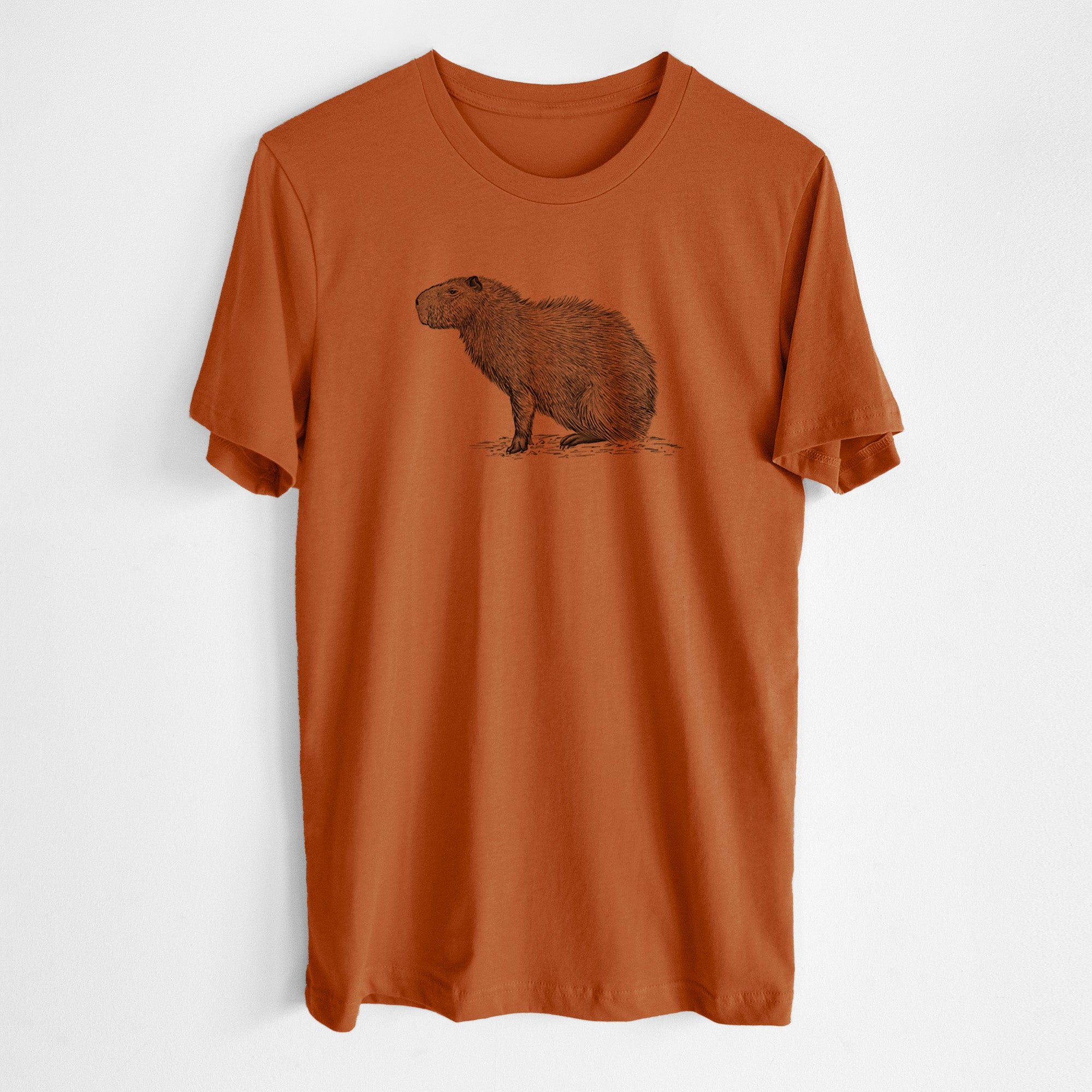 Capybara Profile - Hydrochoerus hydrochaeris - Lightweight 100% Cotton Unisex Crewneck