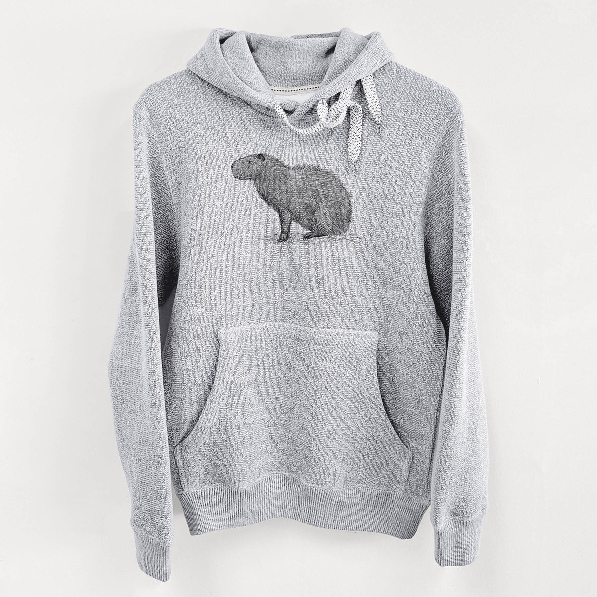 Capybara Profile - Hydrochoerus hydrochaeris - Knit Hoodie