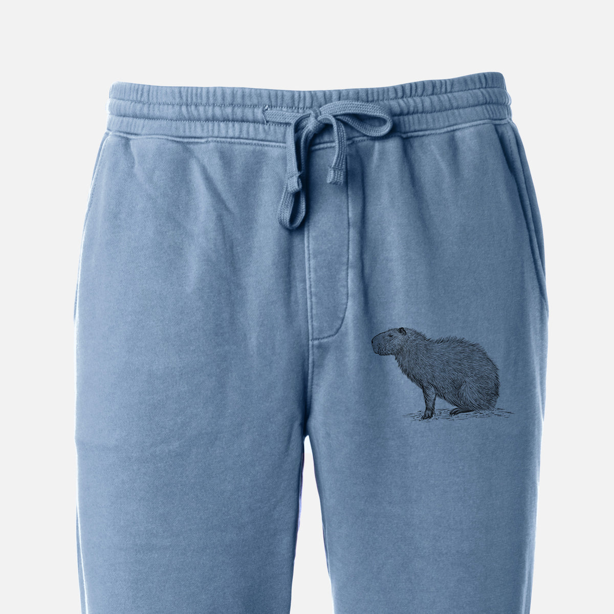 Capybara Profile - Hydrochoerus hydrochaeris - Unisex Pigment Dyed Sweatpants