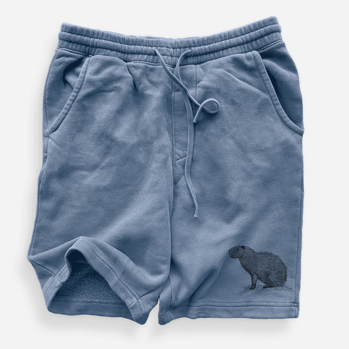 Capybara Profile - Hydrochoerus hydrochaeris - Unisex Pigment Dyed Shorts