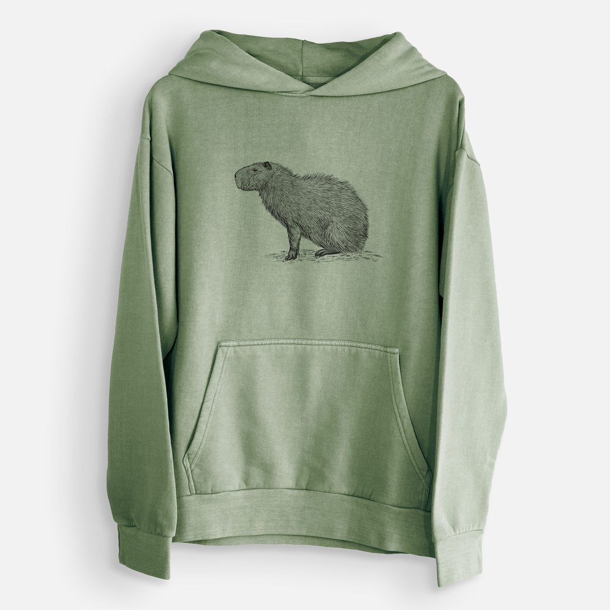 Capybara Profile - Hydrochoerus hydrochaeris  - Urban Heavyweight Hoodie