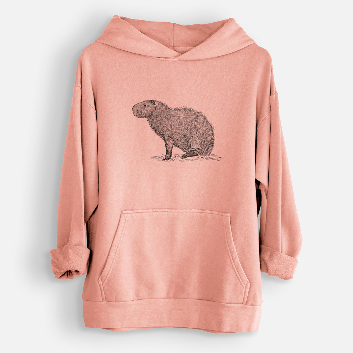 Capybara Profile - Hydrochoerus hydrochaeris  - Urban Heavyweight Hoodie