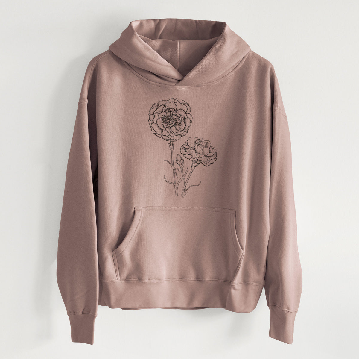 Carnations - Dianthus caryophyllus - Women&#39;s Heavyweight Relaxed Hoodie