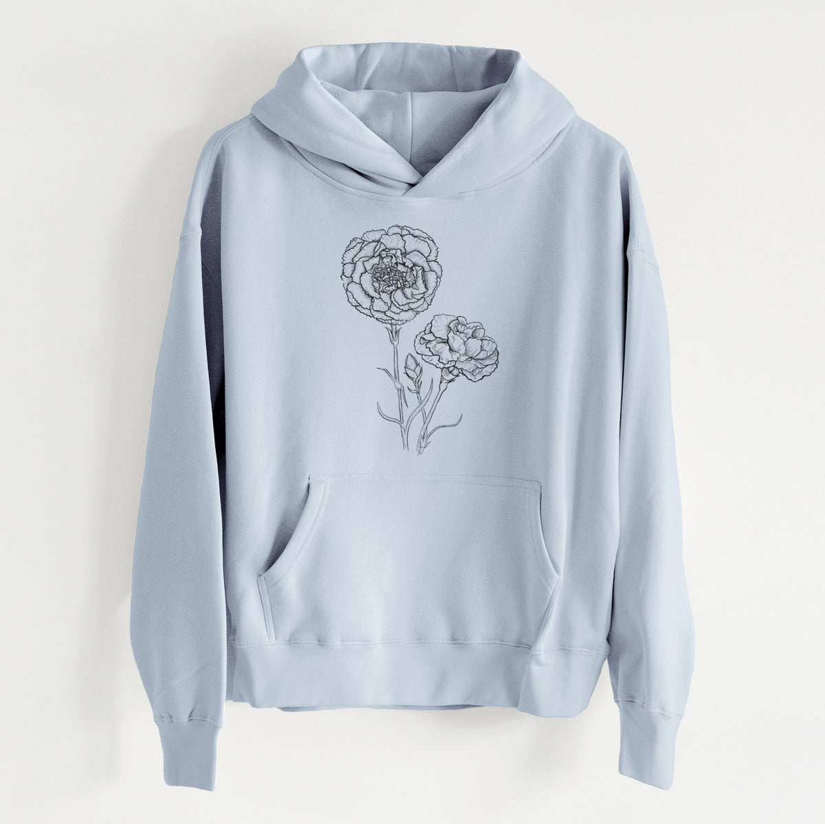 Carnations - Dianthus caryophyllus - Women&#39;s Heavyweight Relaxed Hoodie