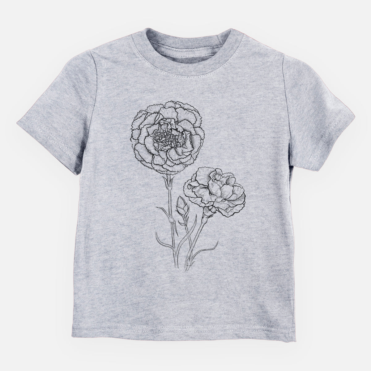 Carnations - Dianthus caryophyllus - Kids Shirt