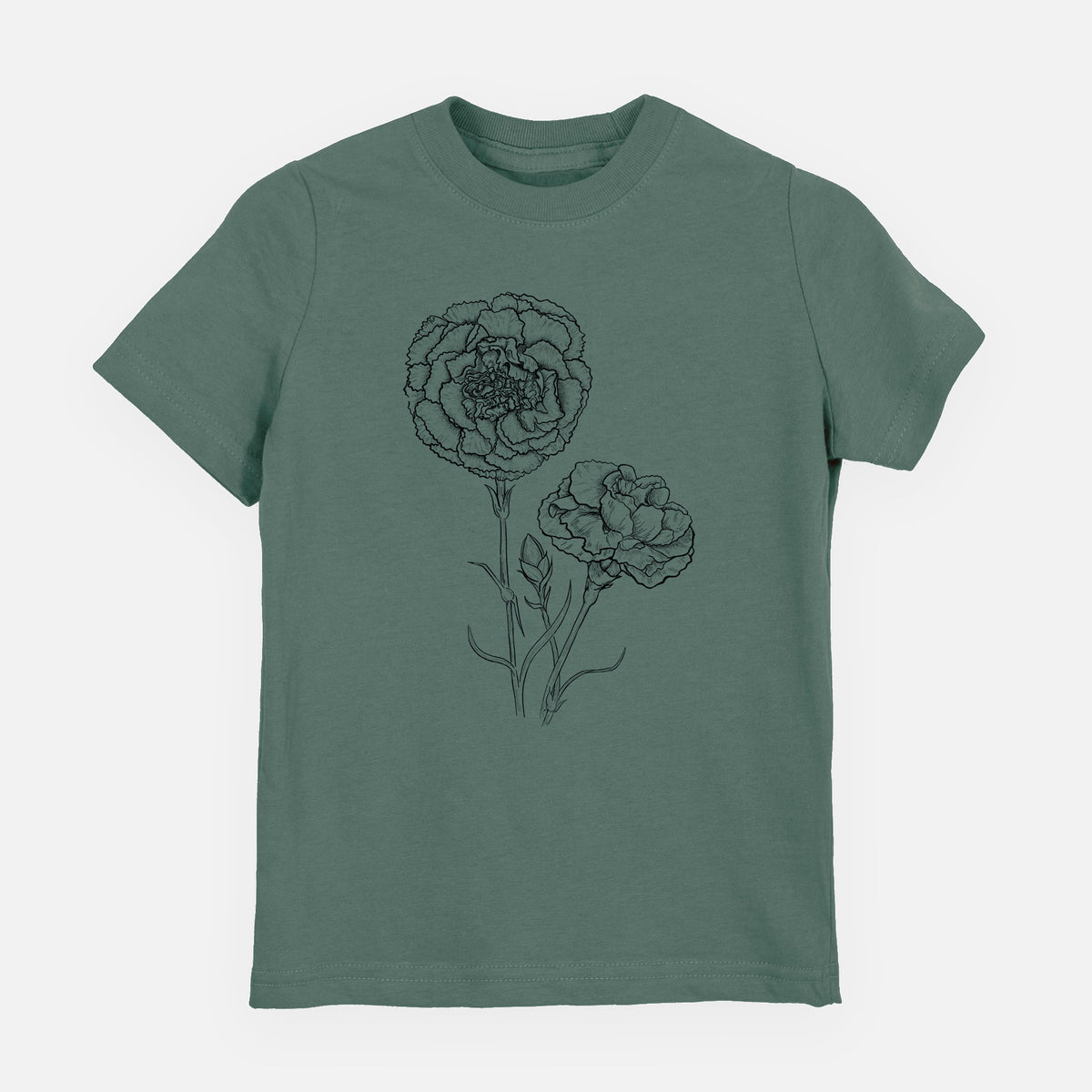 Carnations - Dianthus caryophyllus - Youth Shirt