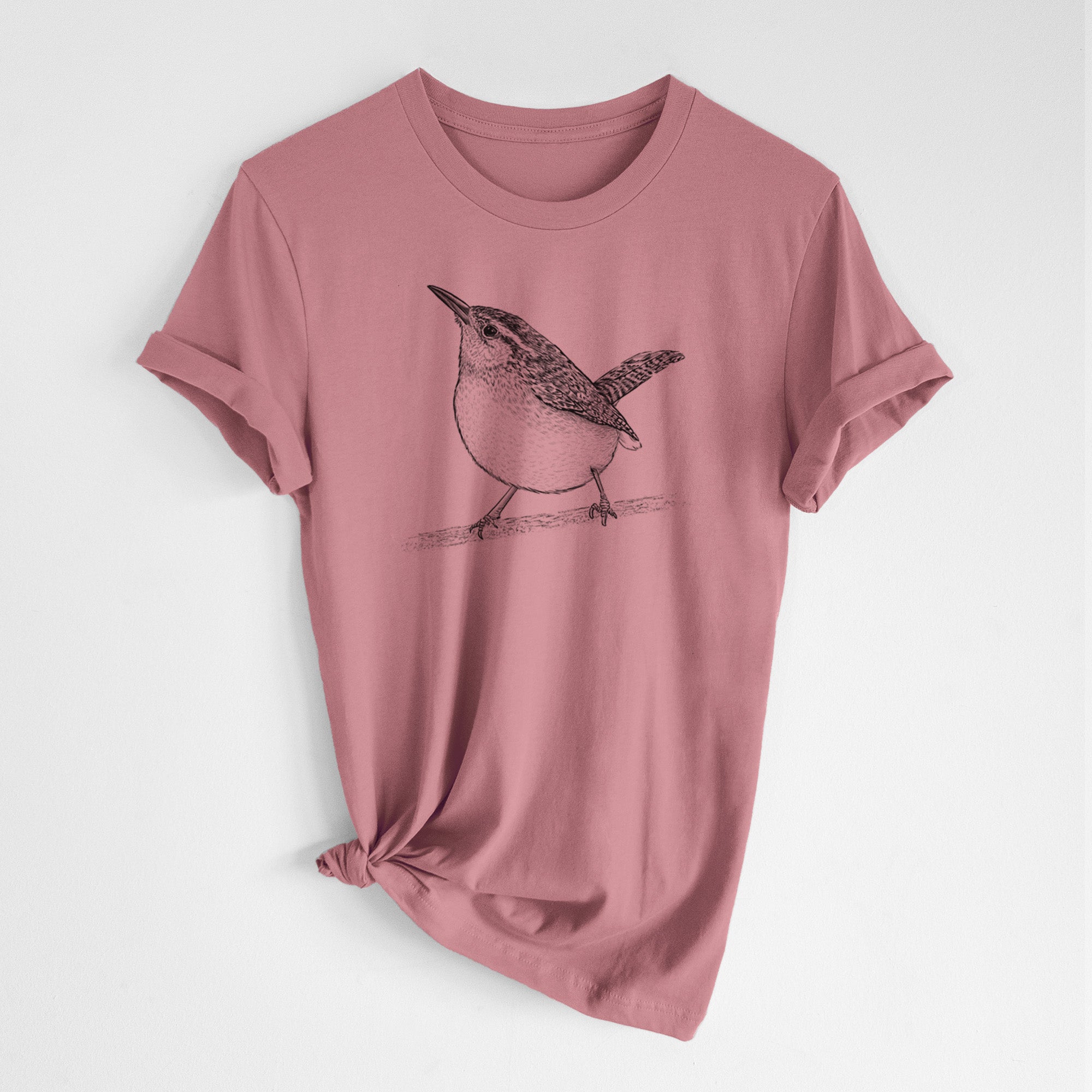 Carolina Wren - Thryothorus ludovicianus - Lightweight 100% Cotton Unisex Crewneck