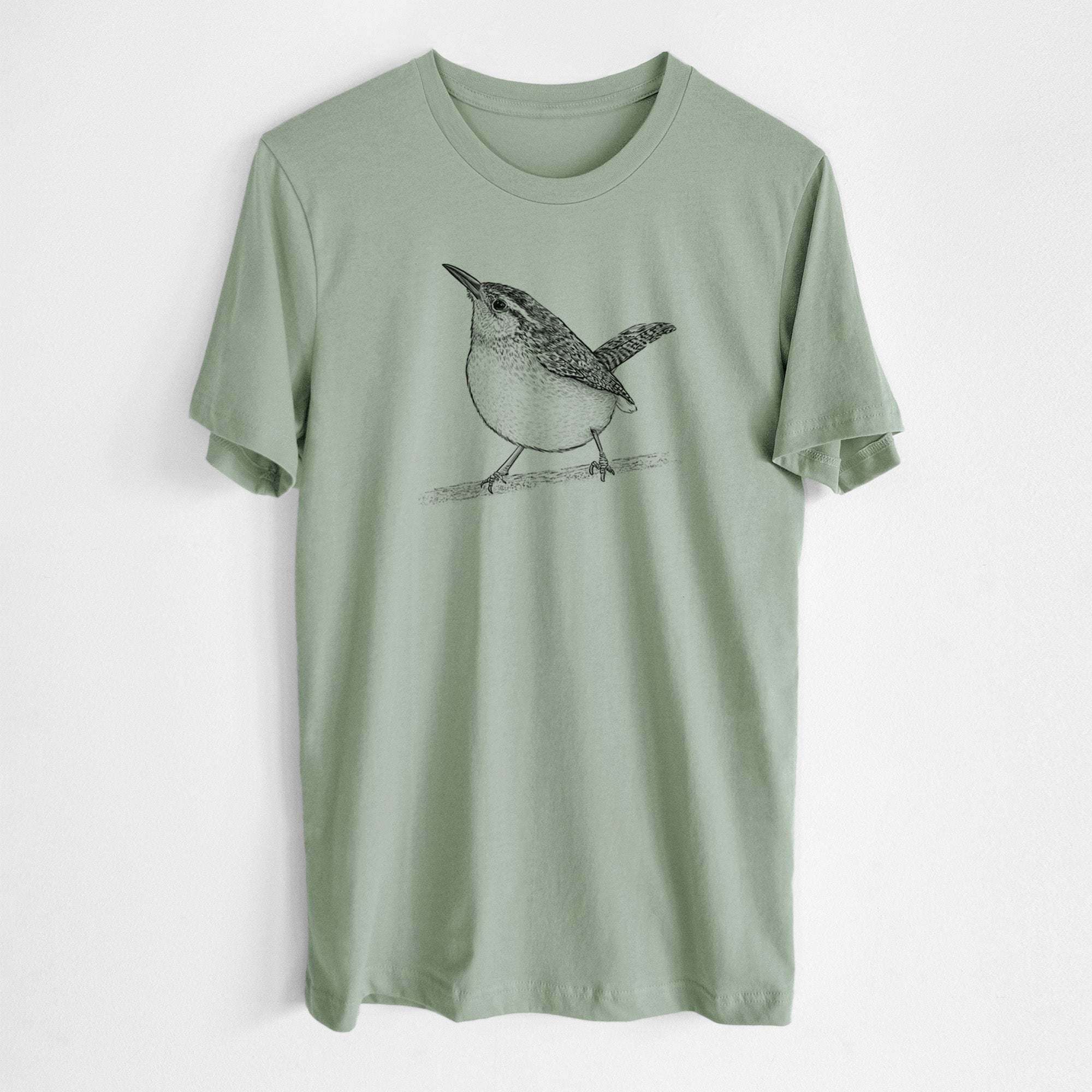 Carolina Wren - Thryothorus ludovicianus - Lightweight 100% Cotton Unisex Crewneck