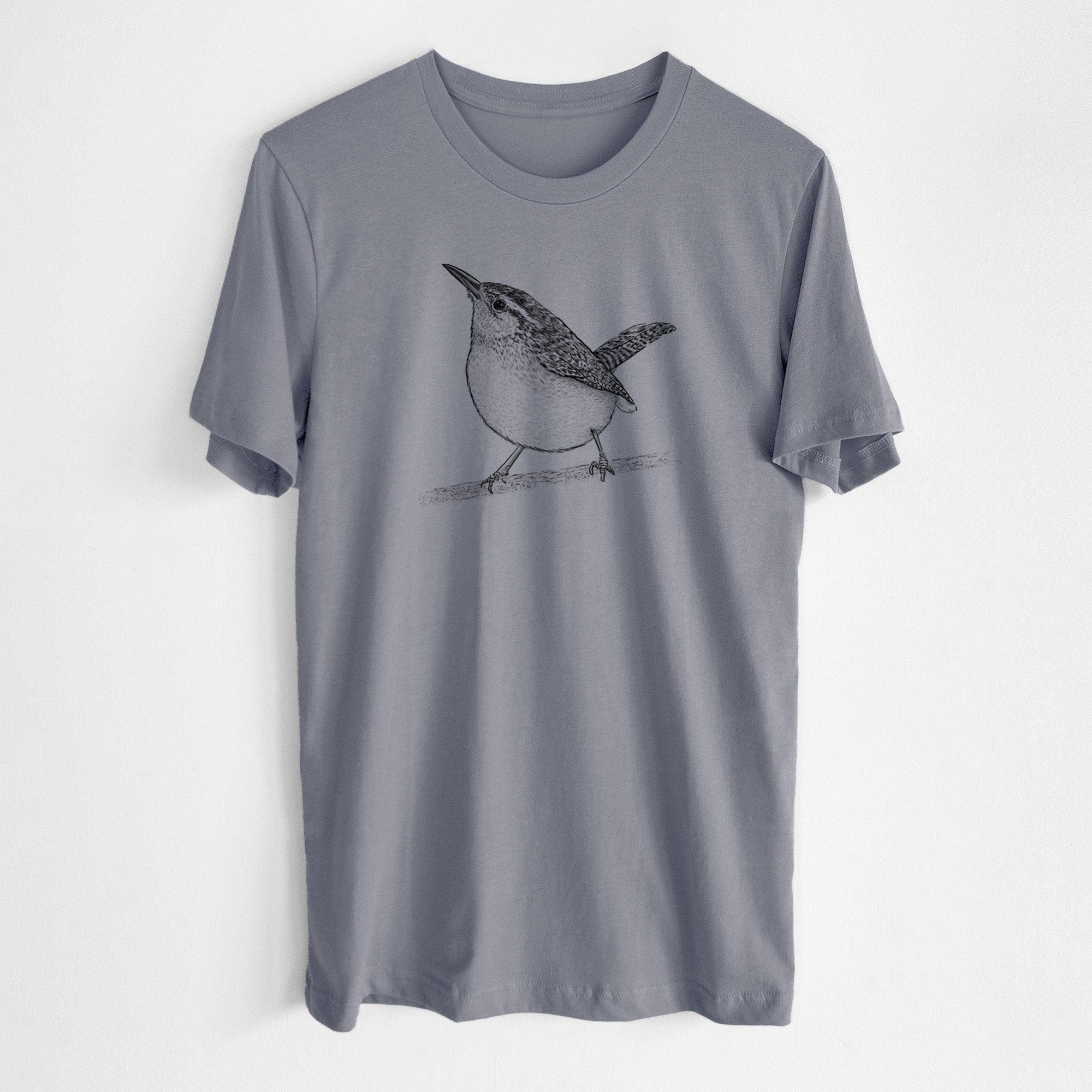 Carolina Wren - Thryothorus ludovicianus - Lightweight 100% Cotton Unisex Crewneck