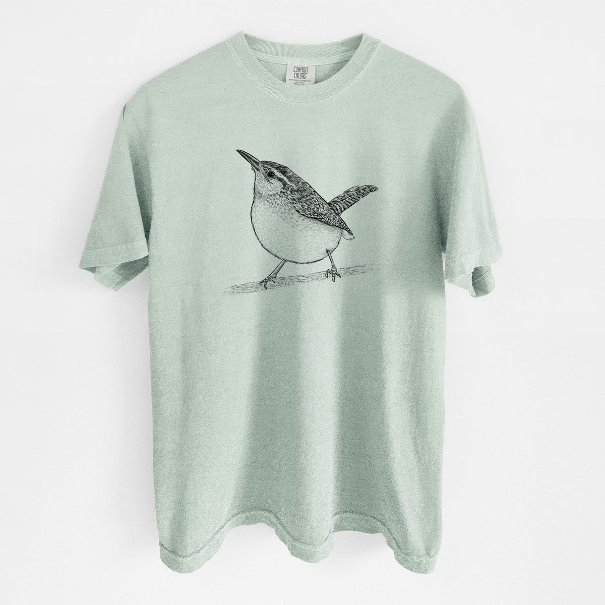 Carolina Wren - Thryothorus ludovicianus - Unisex Comfort Colors Garment-Dyed Heavyweight T-shirt