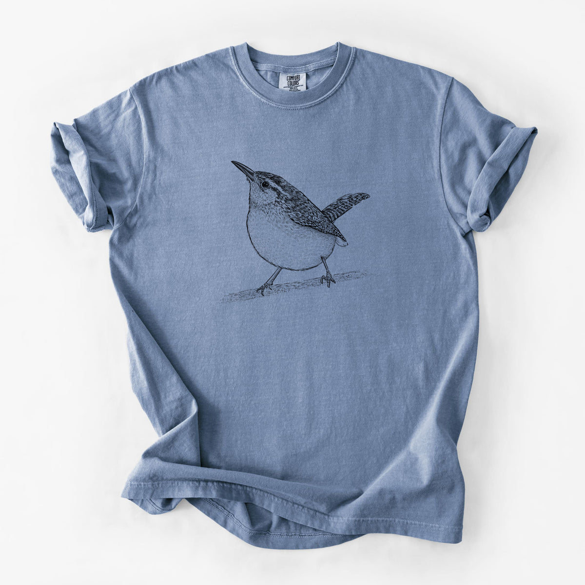 Carolina Wren - Thryothorus ludovicianus - Unisex Comfort Colors Garment-Dyed Heavyweight T-shirt