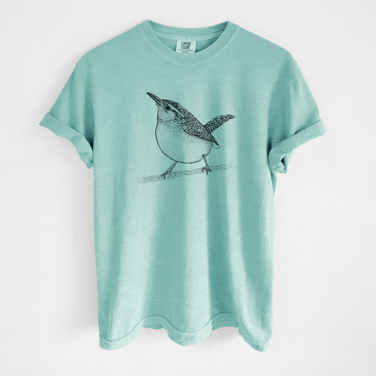 Carolina Wren - Thryothorus ludovicianus - Unisex Comfort Colors Garment-Dyed Heavyweight T-shirt