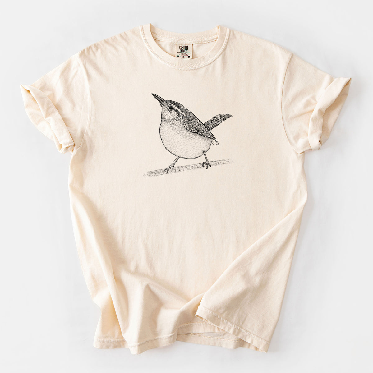 Carolina Wren - Thryothorus ludovicianus - Unisex Comfort Colors Garment-Dyed Heavyweight T-shirt