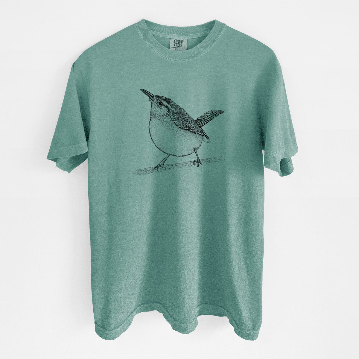 Carolina Wren - Thryothorus ludovicianus - Unisex Comfort Colors Garment-Dyed Heavyweight T-shirt