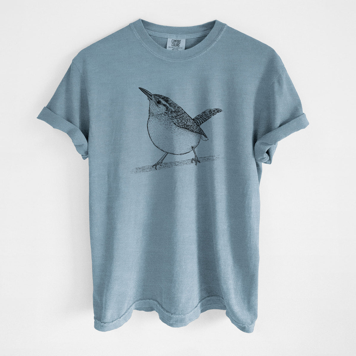 Carolina Wren - Thryothorus ludovicianus - Unisex Comfort Colors Garment-Dyed Heavyweight T-shirt