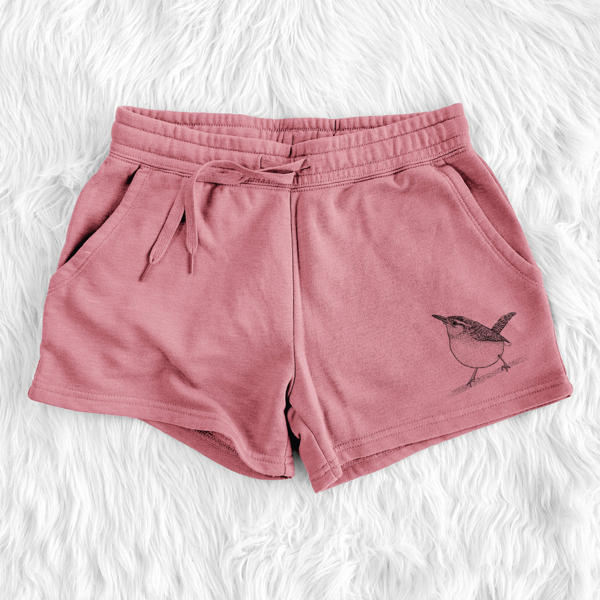 CLOSEOUT - Carolina Wren - Thryothorus ludovicianus - Women&#39;s Cali Wave Shorts