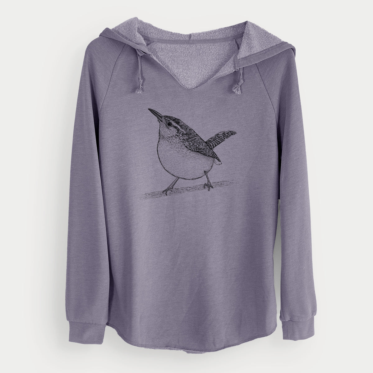 Carolina Wren - Thryothorus ludovicianus - Cali Wave Hooded Sweatshirt