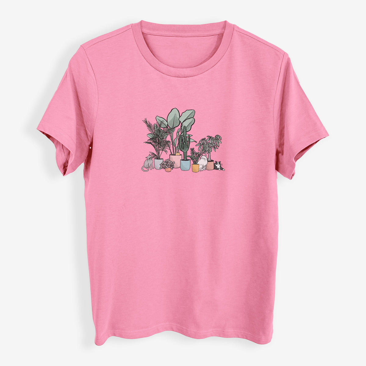 Cats and Plants - Womens Everyday Maple Tee