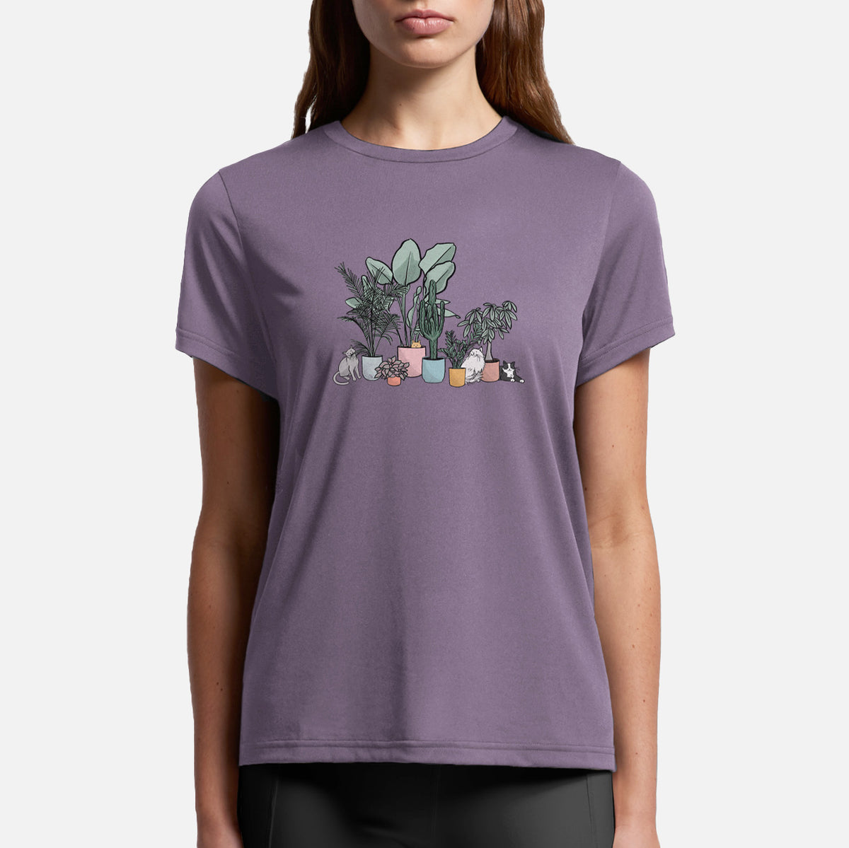 Cats and Plants - Womens Everyday Maple Tee