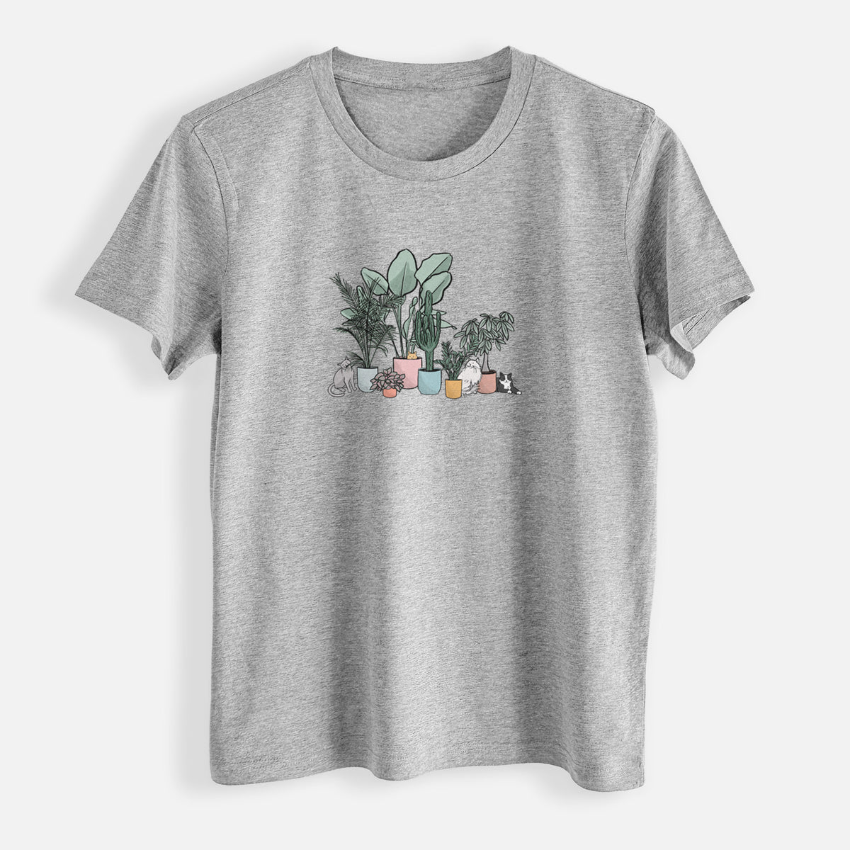 Cats and Plants - Womens Everyday Maple Tee