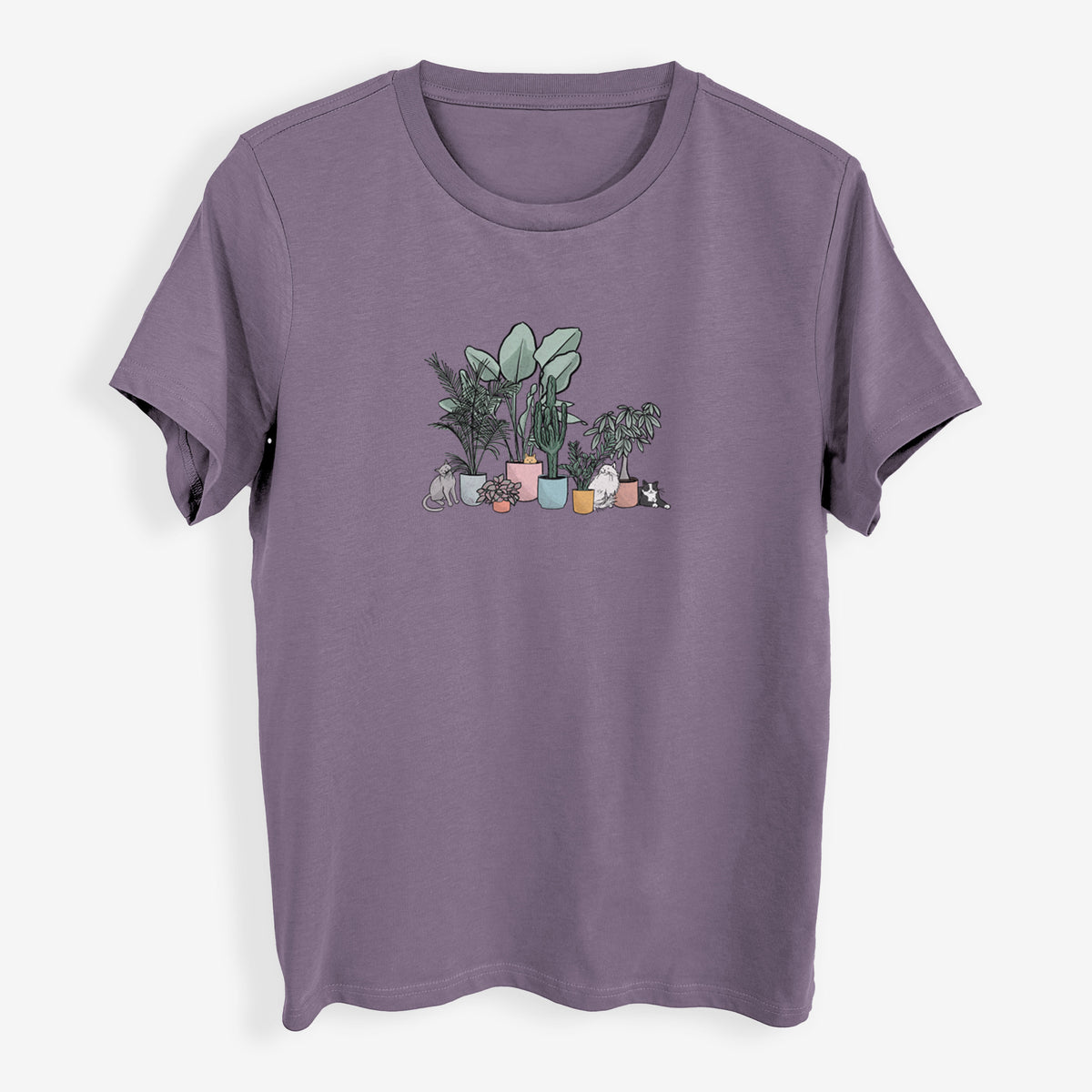 Cats and Plants - Womens Everyday Maple Tee