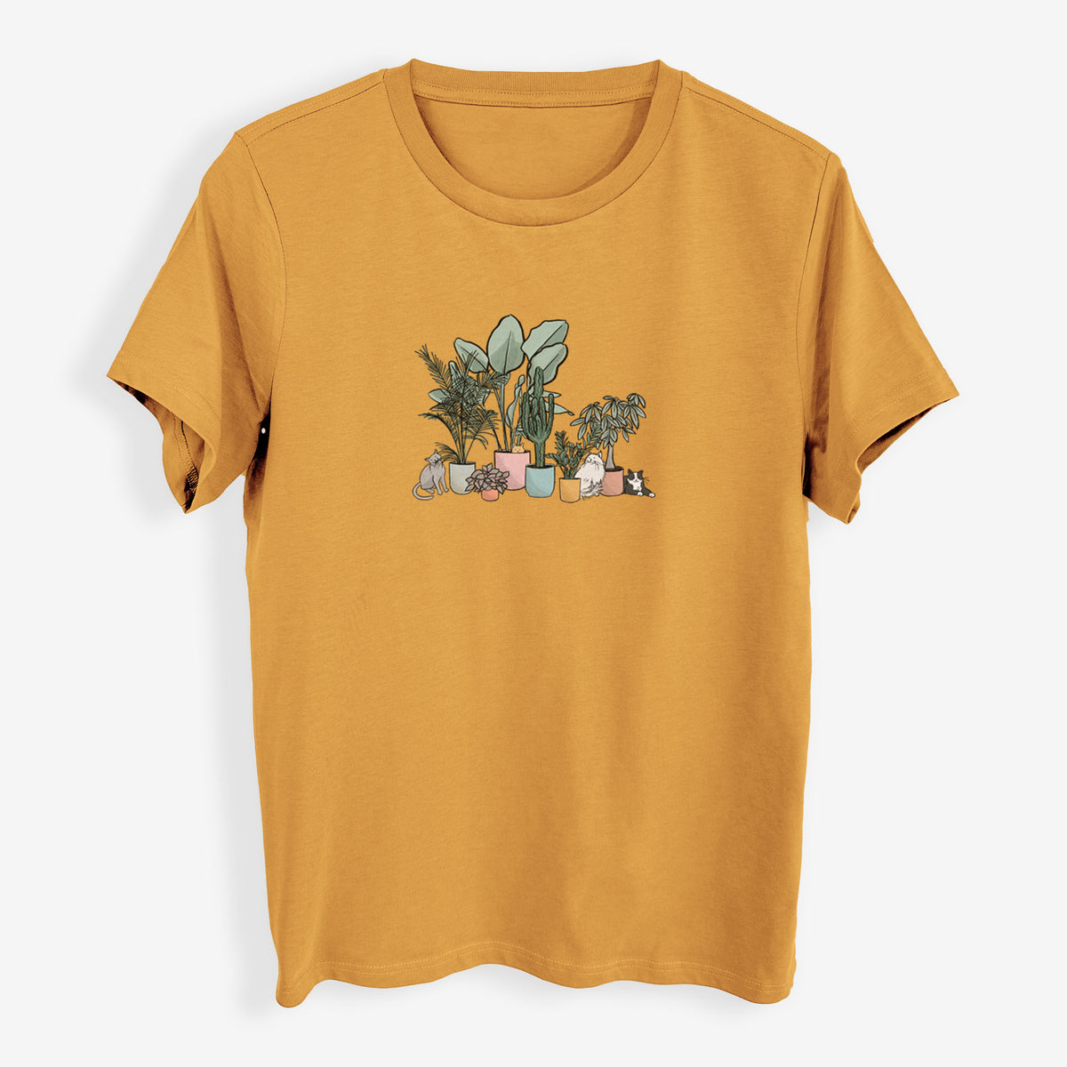 Cats and Plants - Womens Everyday Maple Tee