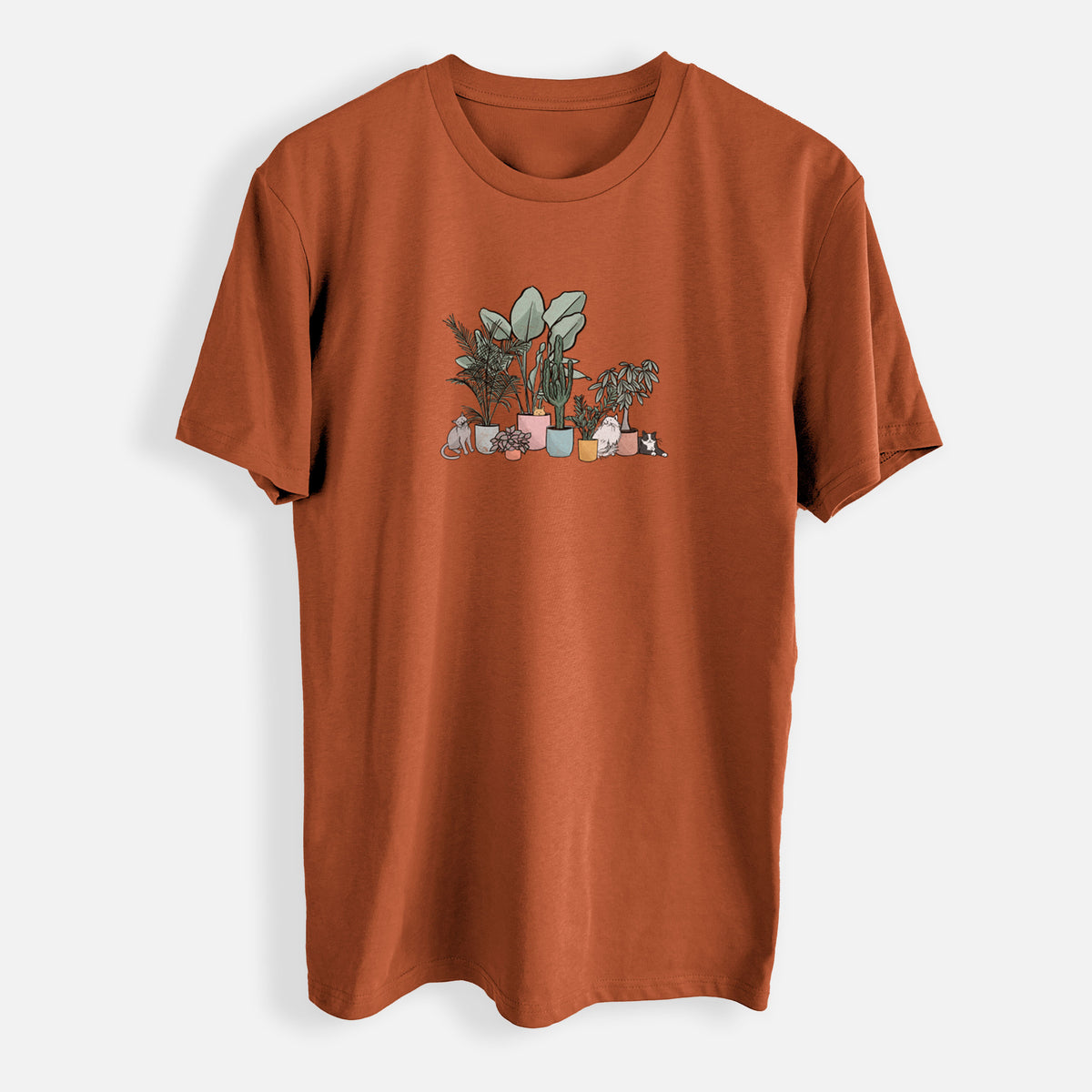 Cats and Plants - Mens Everyday Staple Tee