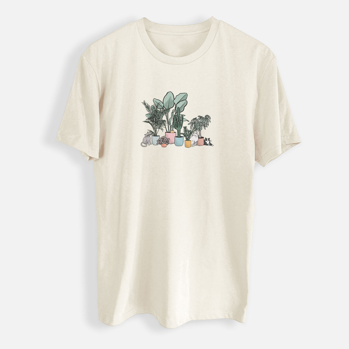 Cats and Plants - Mens Everyday Staple Tee