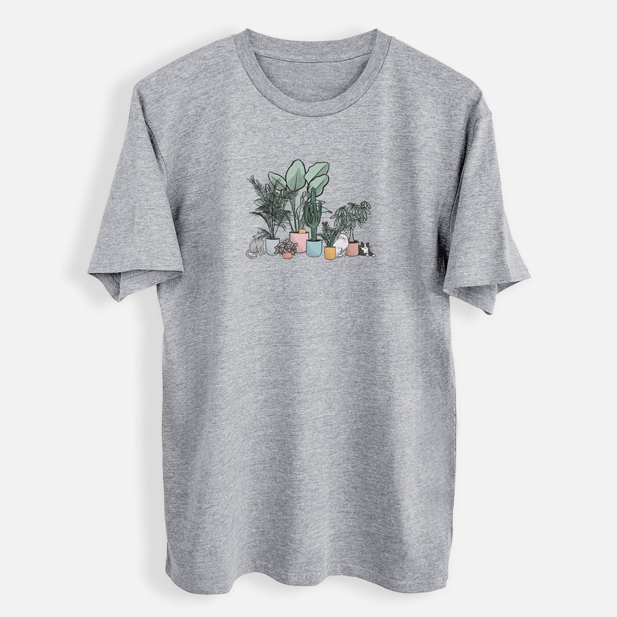 Cats and Plants - Mens Everyday Staple Tee