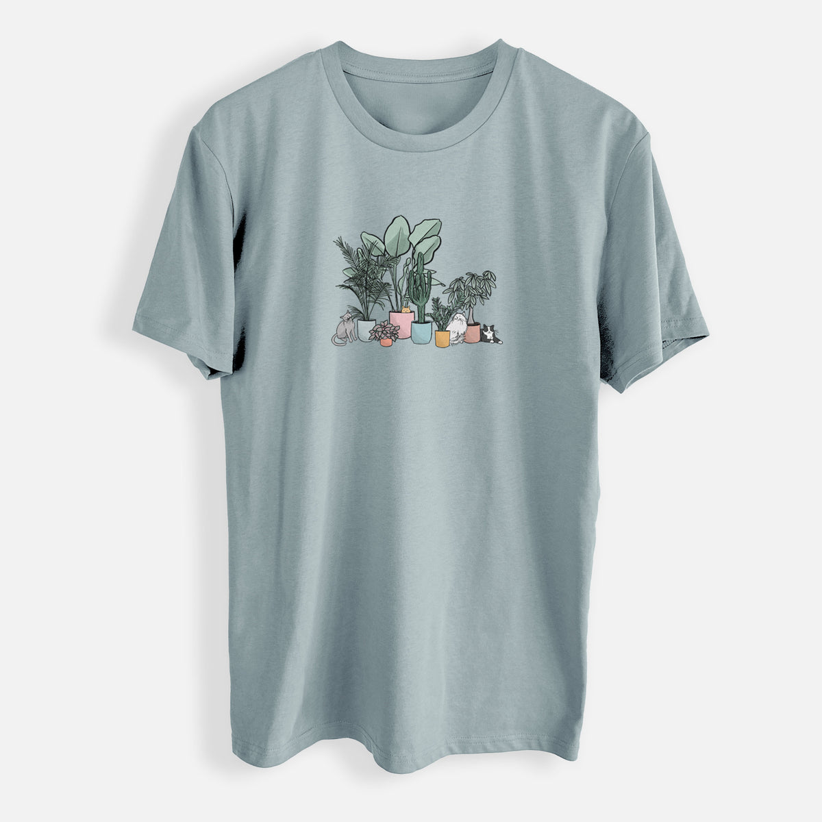 Cats and Plants - Mens Everyday Staple Tee