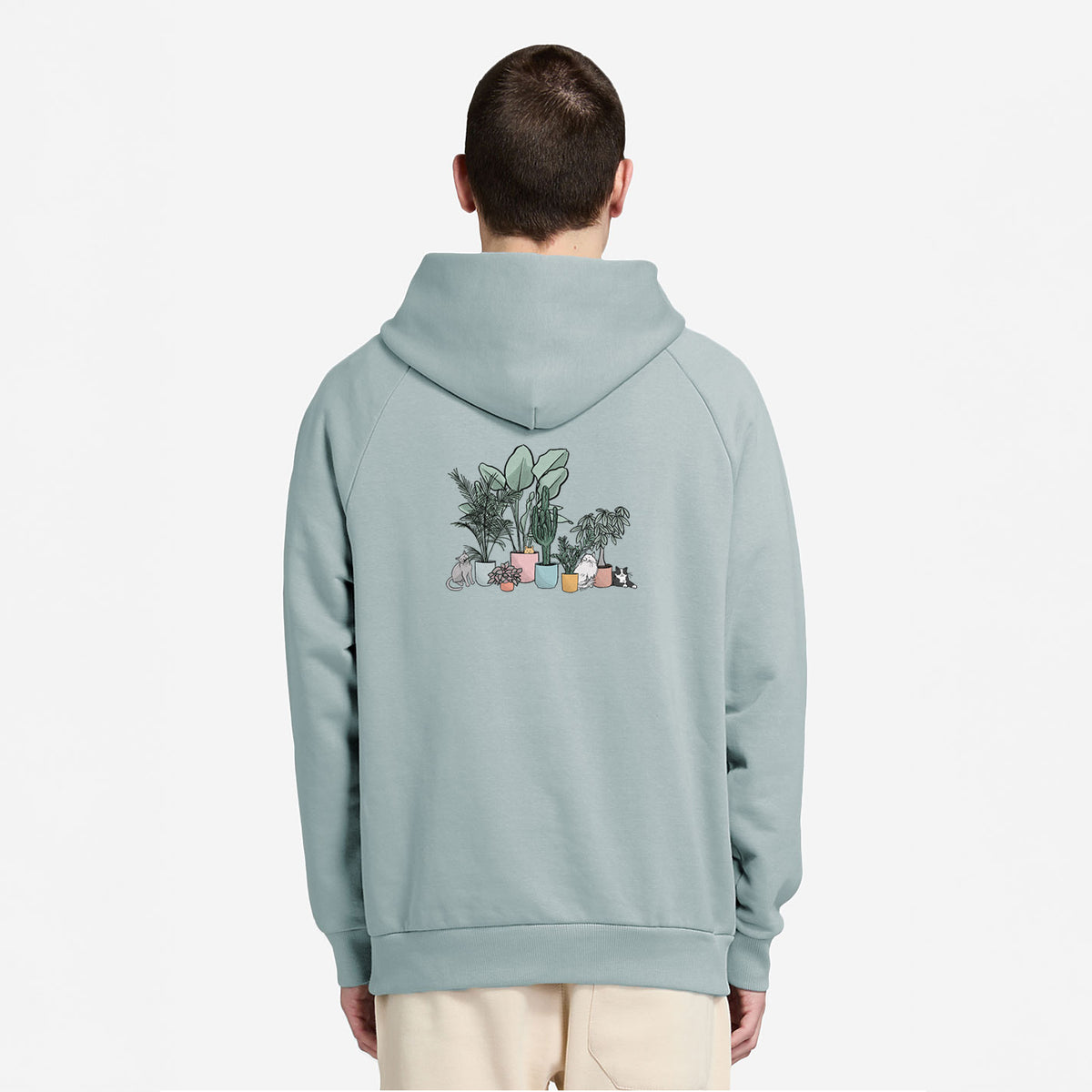 Cats and Plants - UltraLuxe Heavyweight French Terry Hoodie