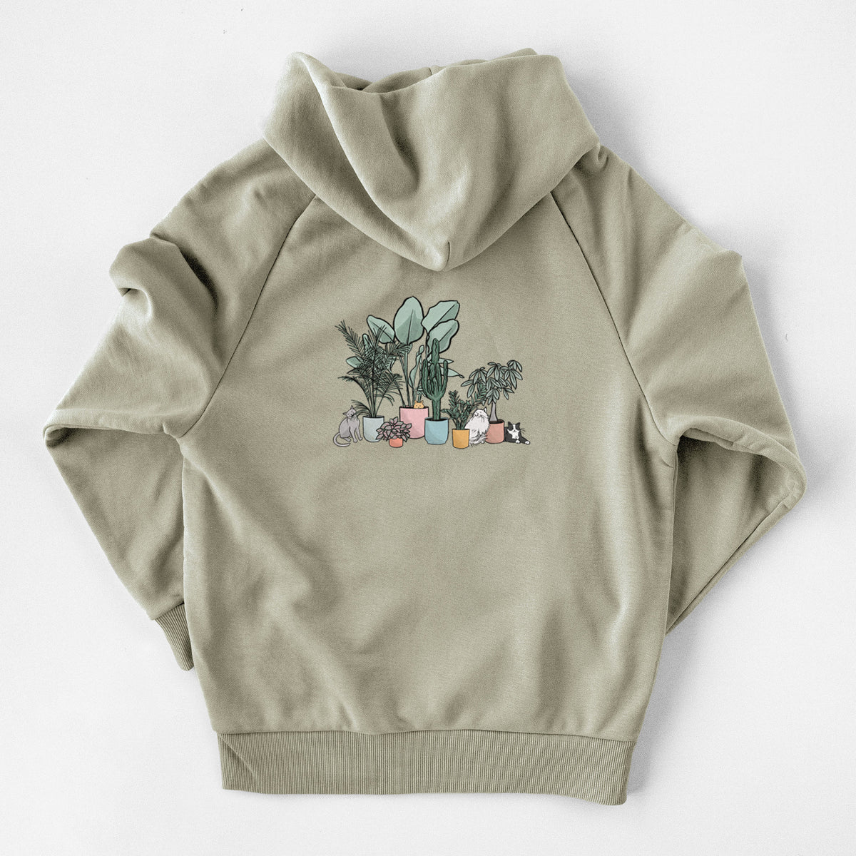 Cats and Plants - UltraLuxe Heavyweight French Terry Hoodie