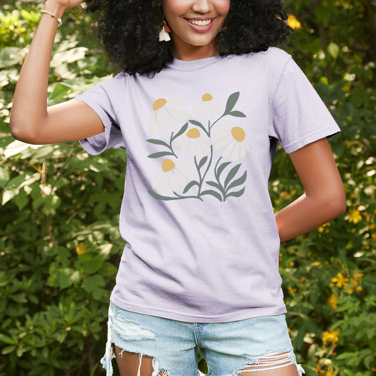 Chamomile Vibes - Unisex Comfort Colors Garment-Dyed Heavyweight T-shirt